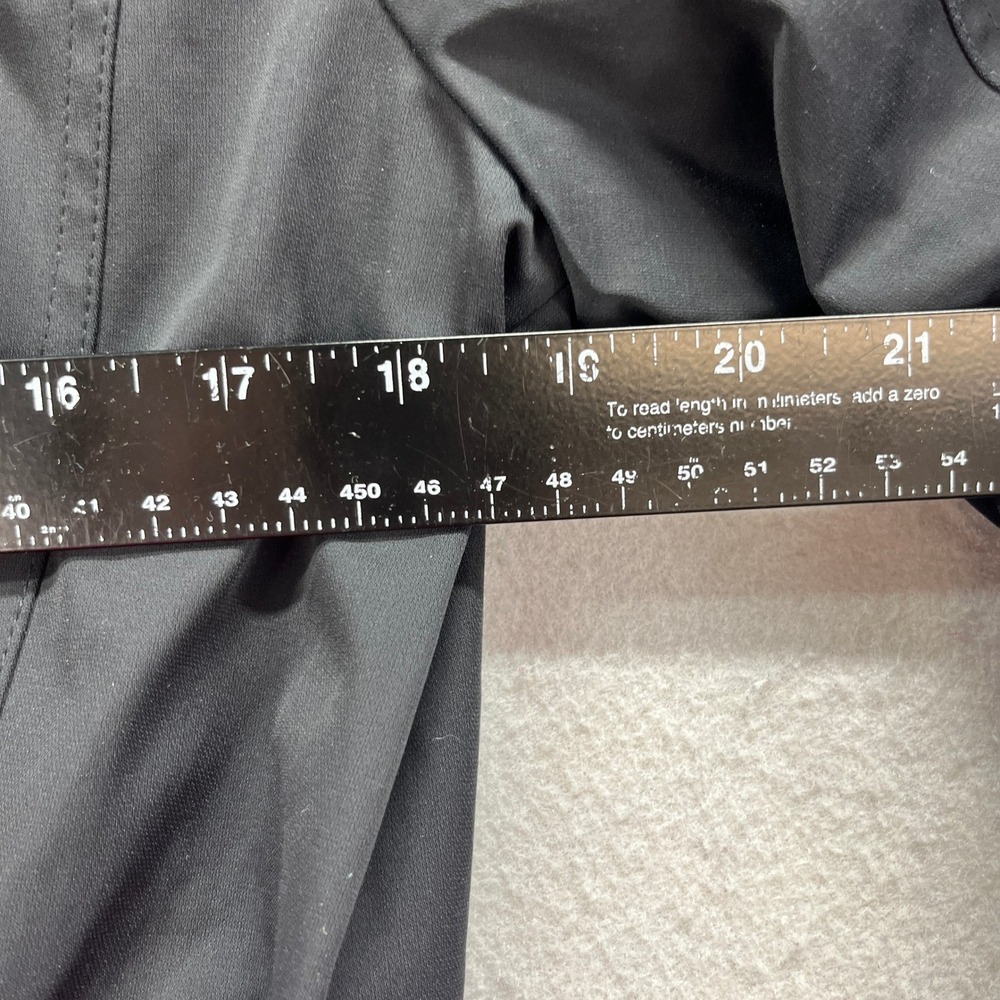Talbots Trench Coat Womens 12P Black Double Breasted Belted Classic Petite - Picture 7 of 11